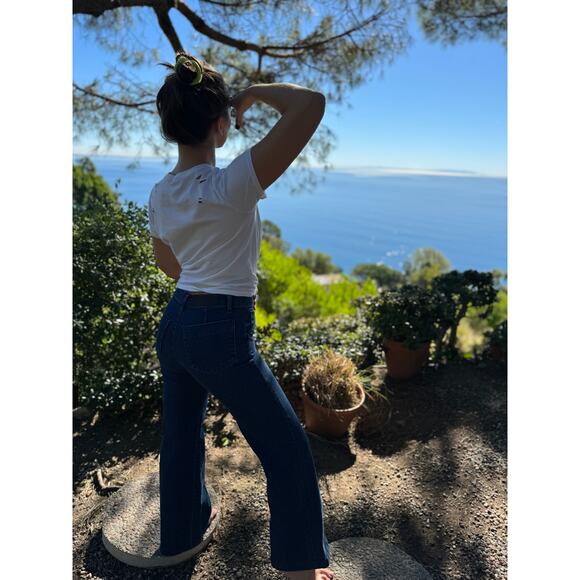 Victoria Beckham wide leg denim jeans - Picture 14 of 16